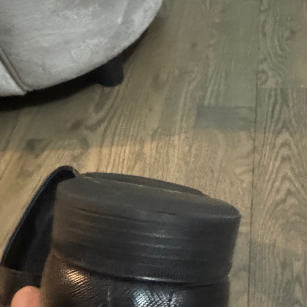Prada Men's Black Leather Slip-On Loafers - Picture 4 of 9